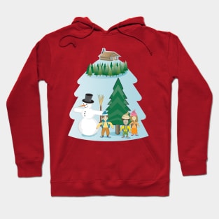 Children in the snow Hoodie